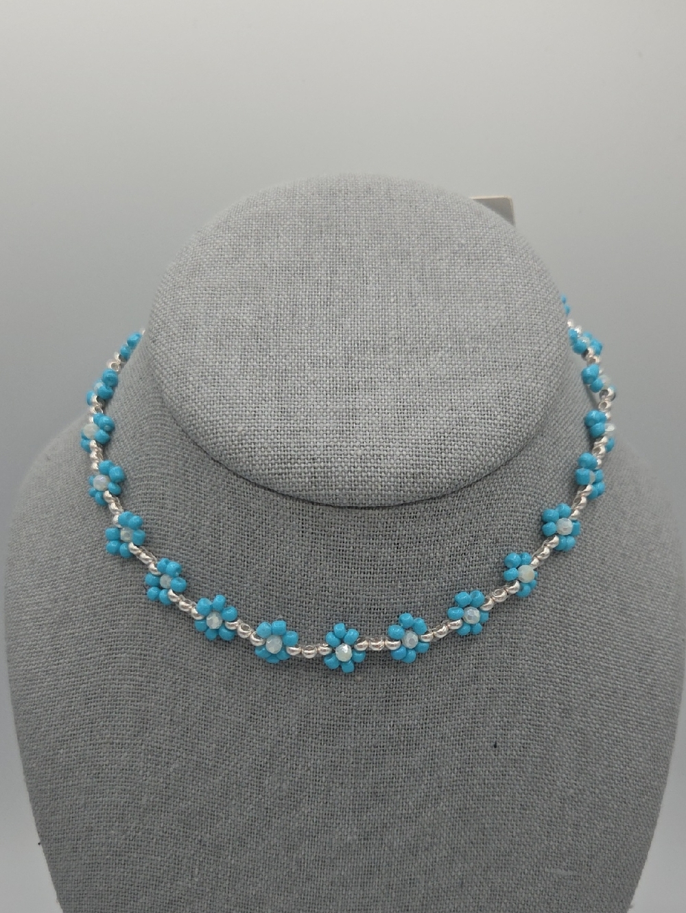 5 for $25! Lucky Brand Turquoise Color Floral Beaded Necklace